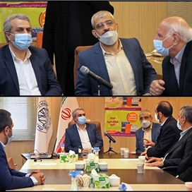 حضور سیدرضا فاطمی امین وزیر محترم صمت در اتحادیه پوشاک تهران